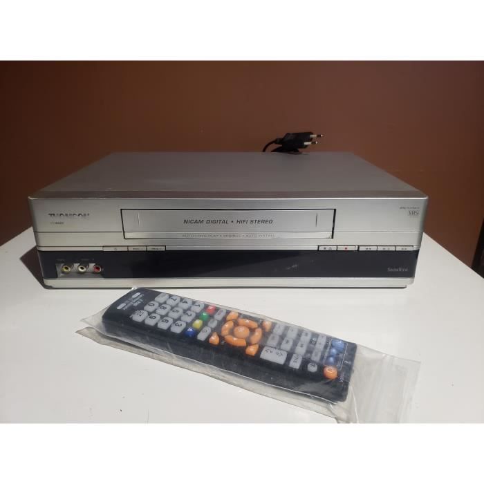MAGNETOSCOPE THOMSON VTH 6420F 6 TETES HIFI STEREO LECTEUR ENREGISTREUR K7 CASSETTE VIDEO VHS HIFI + TEL