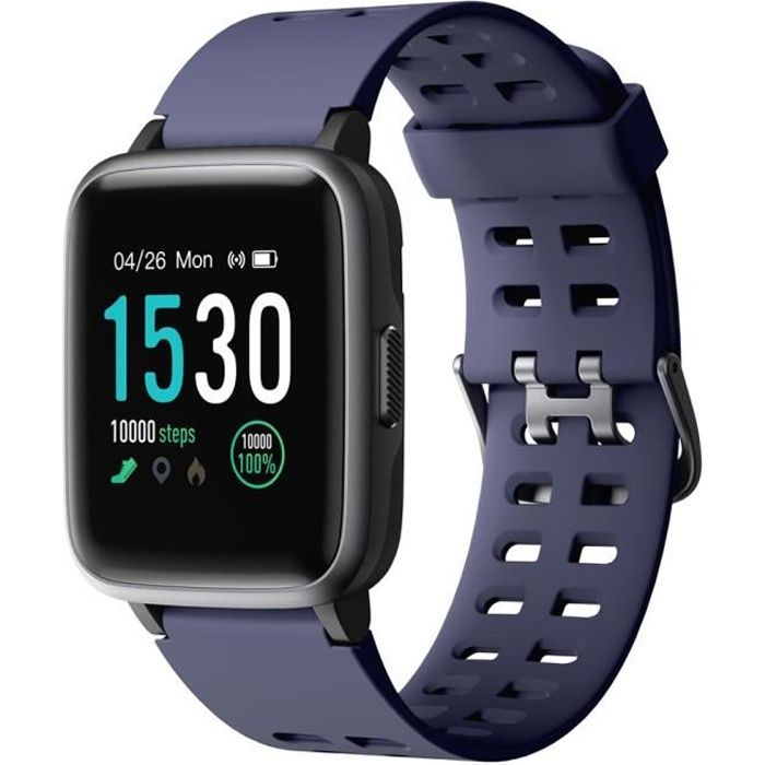 YAMAY Montre Connectée Hommes Bluetooth 5.0 Intelligente Sport Cardio Etanche Podometre Tracker d'Activité pour Android iOS
