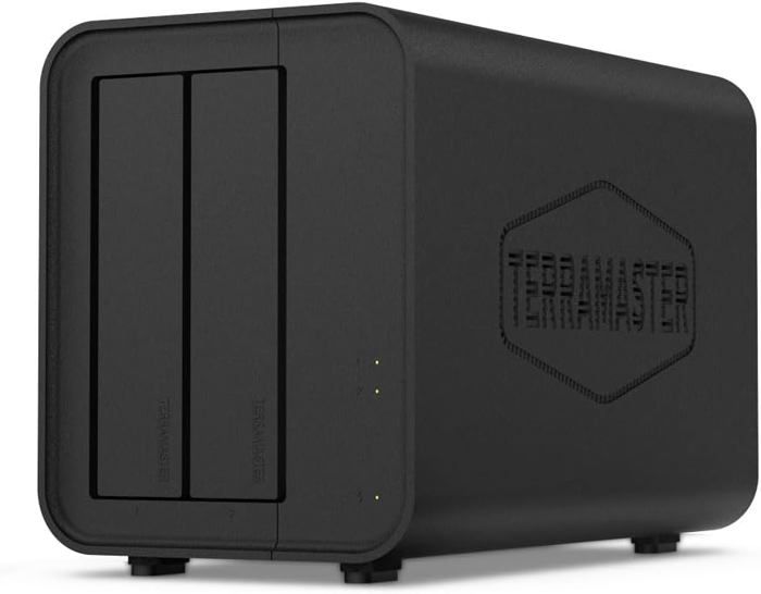 TERRAMASTER F2-424 NAS Storage 2 Baies N95 QuadCore CPU 8GB DDR5 RAM 2.5GbE x2 Stockage en Réseau Haute Performance (sans