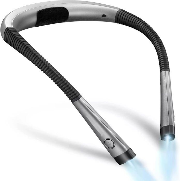 Lampe De Lecture Rechargeable à Pince 9 LED - 3 Températures, Clip 360° Pour Lit Et Voyage
