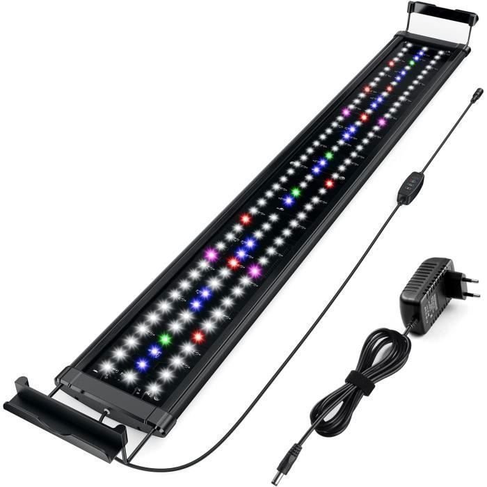 Meilleurs prix pour Lumière LED pour aquarium - Honpal - 25W - Spectre complet - Supports extensibles - 90-115 cm