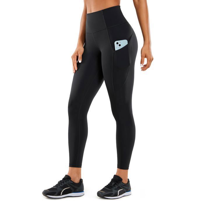 Leggings - CRZ YOGA - b206116pufbaua - Taille haute - Poche côté - Tissu léger anti-transpiration