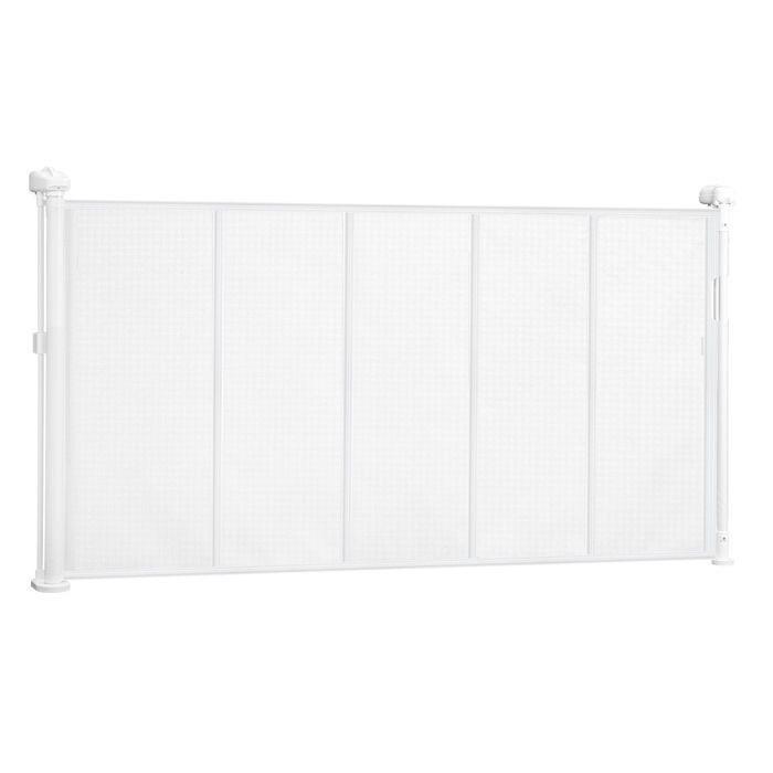 Barrière de sécurité rétractable - DUOKU - SH20.006BB-140CD - Largeur 140 cm - Hauteur 87 cm - Blanc