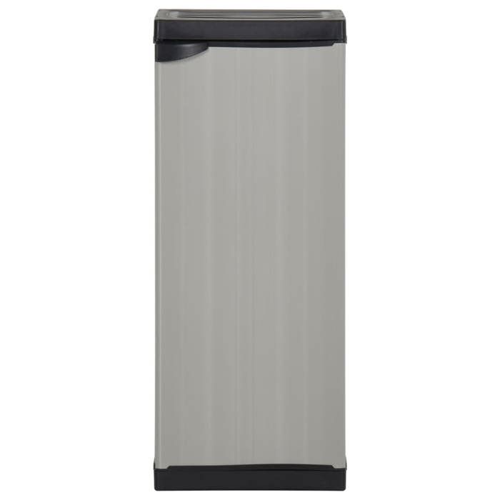 Armoire de rangement de jardin（1 pcs) Robuste - Abri de JARDIN - 1 étagère Gris/noir 35x40x85cm Sh4715268