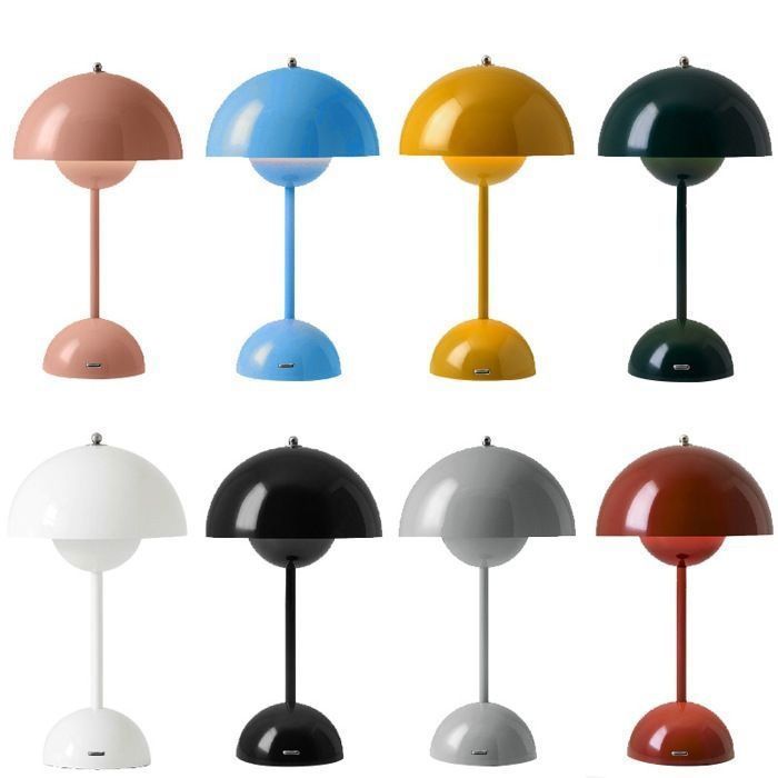 Lampe de table - Sans fil - Intensité variable - Rechargeable USB - Design contemporain