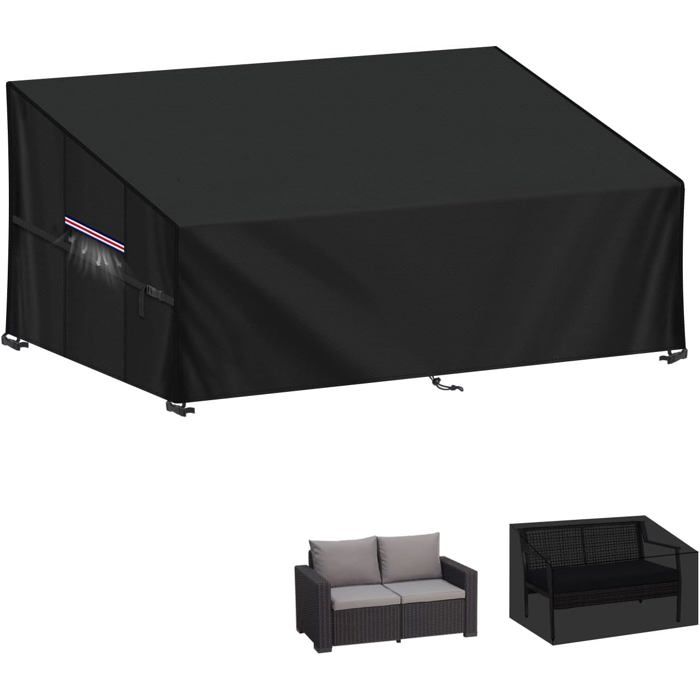 Housse Banc De Jardin 2 Places Housse Canape Exterieur Impermeable Housses De Protection Pour Canapé De Jardin 420D Oxford Housses