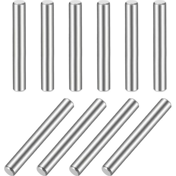 Lot 10 goupilles 5x50 mm inox 304 chevilles support étagère lit superposé bois
