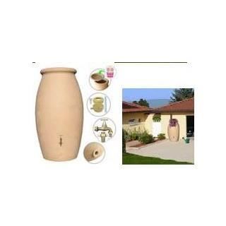 Récupérateur à Eau De Pluie Jarre 500l Beige Achat Vente