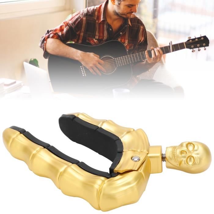 Capodastre En Alliage De Zinc – Pour Guitare électrique, Acoustique, Classique Et Ukulélé – Léger, Réglable Et Anti-rayures