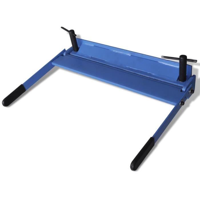 Plieuse de tôle manuelle ARAMOX - barres 450 mm - fonte 1-12 mm - revêtement en poudre bleu