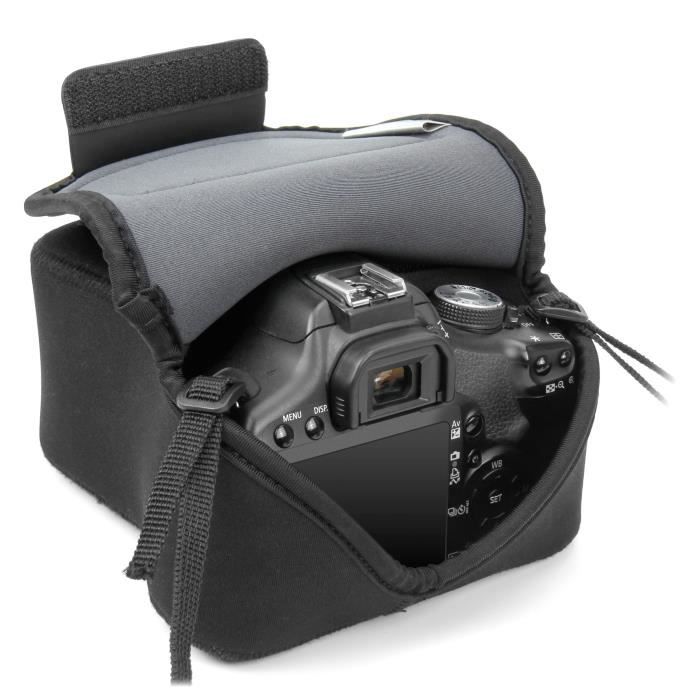 USA GEAR Flexsleeve Housse Etui Appareil Photo Réflex Numérique - en Néoprène résistant