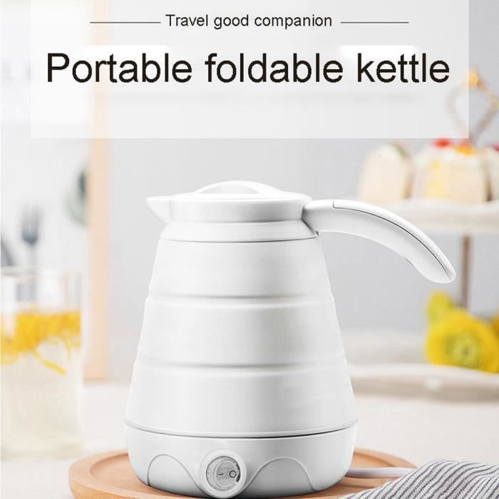 Bouilloire De Voyage Pliable électrique - Portable, Multifonction - Pour Chauffer Eau, Lait, Soupe - Idéale Voyages, Camping - 5
