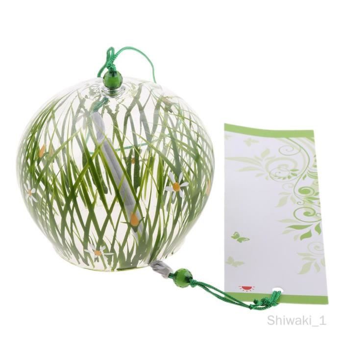 Carillon à Vent Japonais En Verre Edo Furin | Décoration Fenêtre | Cadeau Déco Maison