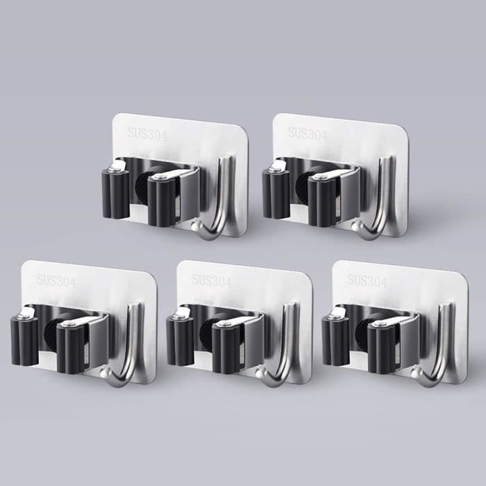 Porte balai à poser chrome Tecnohotel - Bagno&Associati