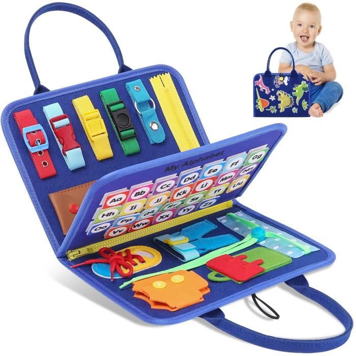 Jouet Enfant 1 2 Ans Busy Board Jeux Bebe 1 An Jeux Montessori 1 An Cadeau Bebe Garcon Cadeau Bebe 1 An Planche Montessori Cdiscount Jeux Jouets