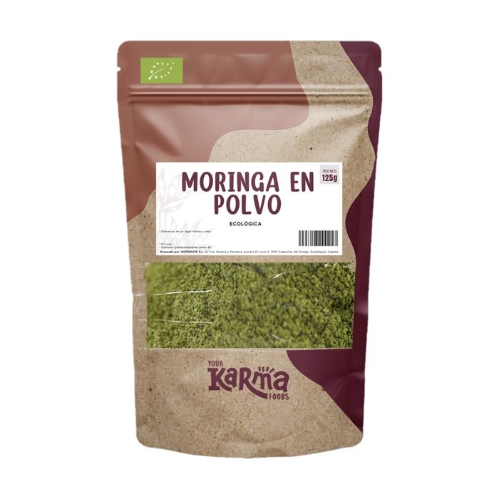 Poudre De Moringa Bio – 1KG – Conditionnée En France, Vegan – Antioxydant, Anti-fatigue – Marque BIOPTIMAL