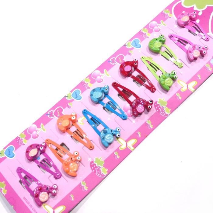 Barrette à Cheveux Clic Clac | 7,5 Cm. | Rose - Foto 2