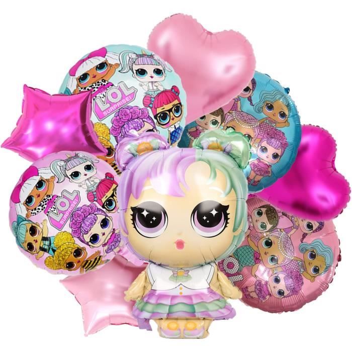 LOL Anniversaire Fête Décoration Surprise Poupée 18 Pièces,Surprise