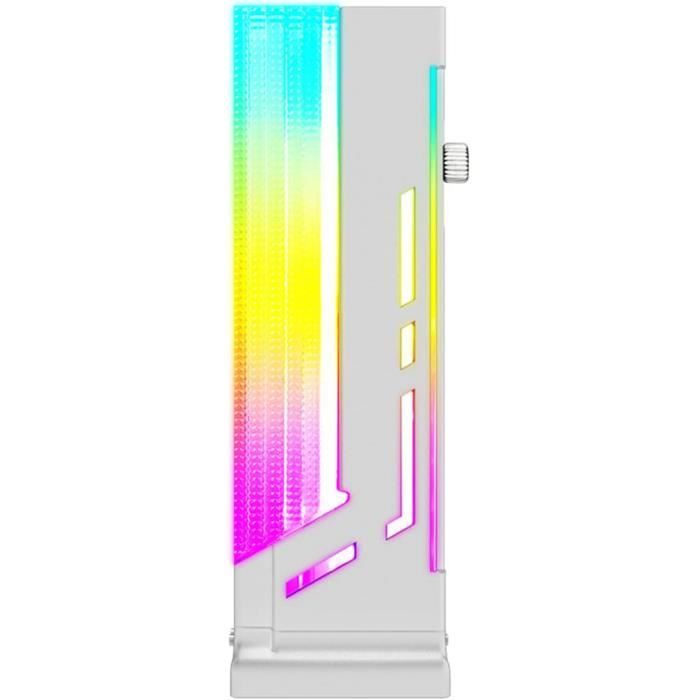 Support Vertical Pour Carte Graphique Réglable (75-120 Mm) - En Aluminium Avec Base Magnétique - Anti-affaissement GPU - 11