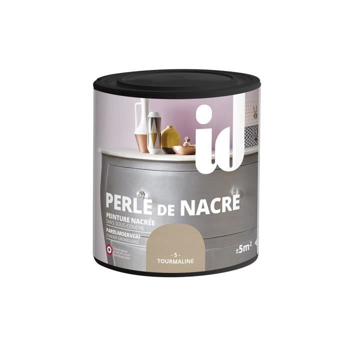 Peinture meubles et boiseries PERLE DE NACRE 500ML 0,45 Tourmaline - Achat  / Vente peinture - vernis Peinture meubles et boiseries - Cdiscount
