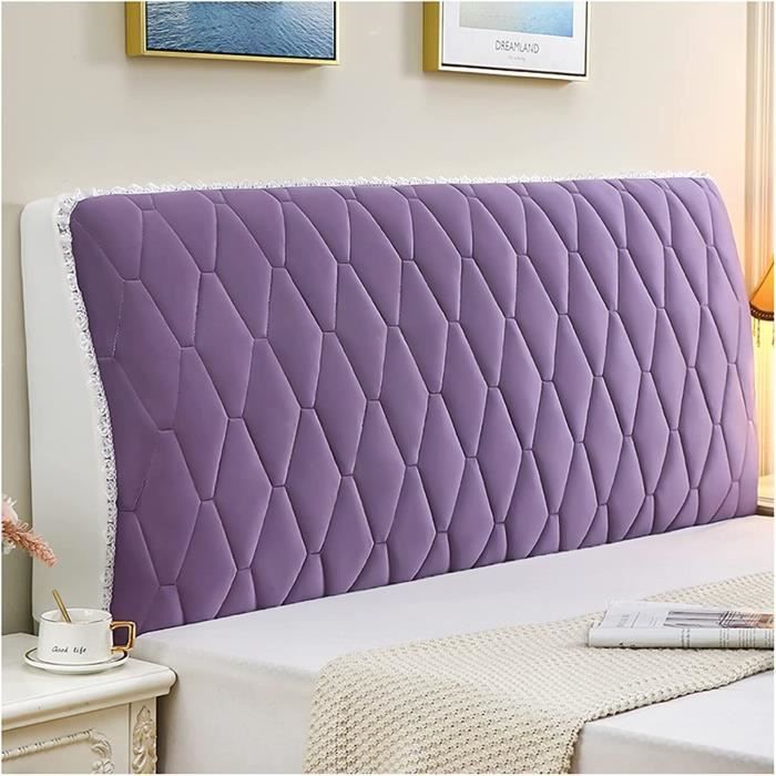 Housse Extensible Pour Tête De Lit 160/140cm - Protection Anti-poussière Et Décoration Chambre