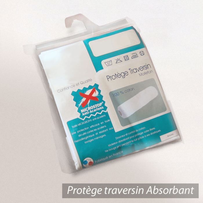Housse de Protection de traversin imperméable Antony Blanc 140 cm uygun