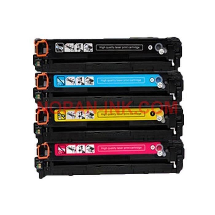 Pack De 4 Toner Hp Cf540x Cf541x Cf542x Cf543x 203x Toner Laser Compatible Hp Color Laserjet Pro Mfp M 281 Fdw Nopan Ink Prix Pas Cher Cdiscount