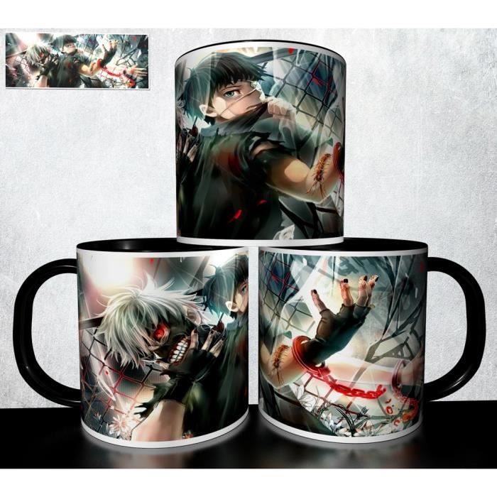 Mug Personnalisé Manga Tokyo Ghoul - Tasse Café Céramique 325 Ml - Idée Cadeau Fan Anime