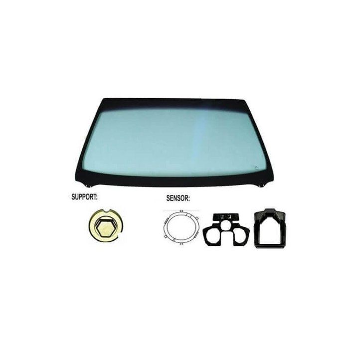 Pare-brise Avant Teinté Vert REPIAUTO Pour BMW Série 1 F20-F21 (2011-2019) - Neuf Sous Emballage