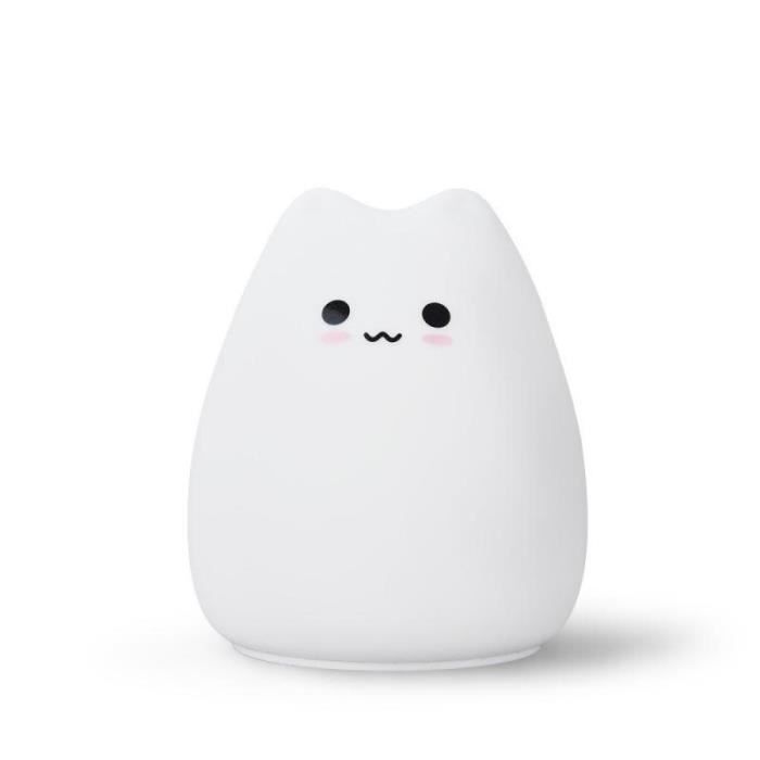 Colore Couleur Changeante Dessin Anime Petit Chat Mignon Pour Enfants Enfants Salon Chambre Veilleuse 3 Modele 03 Jbpddla Cdiscount Maison