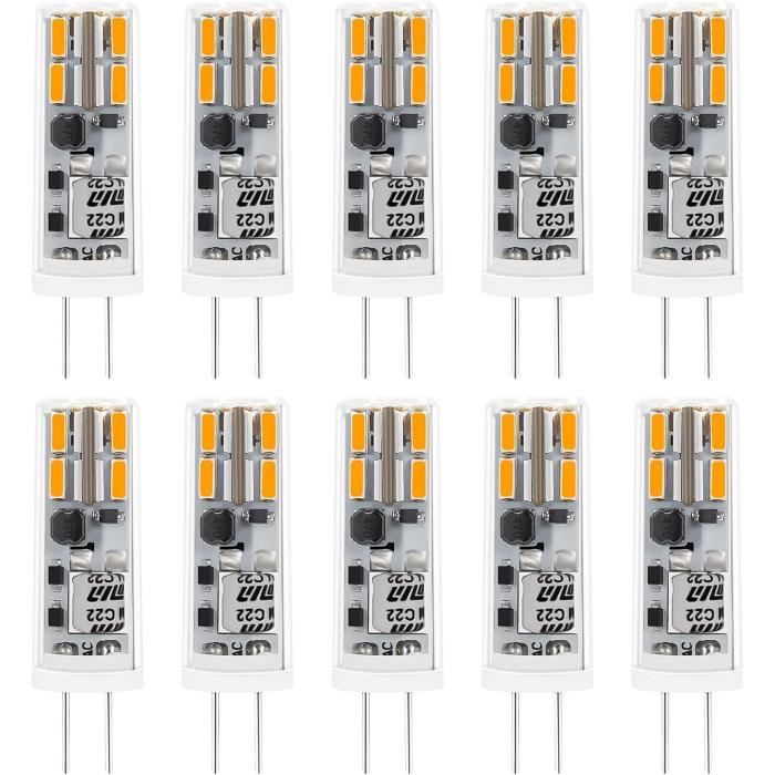 Ampoule LED T3 G4-Culot Bipolaire JC Ampoule Halogène