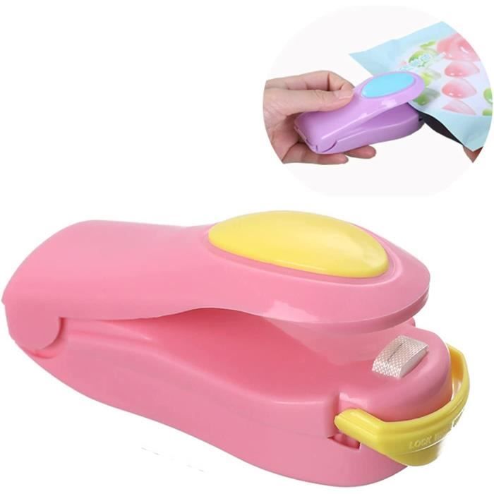 Mini Scelleuse 2 En 1 TNSLAND Mini Scelleur Avec Cutter, 2 En 1 Scelleuse Thermique Scelleuse Thermique Manuelle Rechargeable Mini Scelleuse 2 En 1 TNSLAND Mini Scelleur Avec Cutter, 2 En 1 Scelleuse Thermique Scelleuse Thermique Manuelle Rechargeable