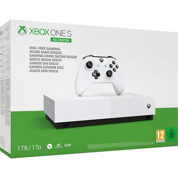 Console Microsoft Xbox one All Digital - vue 2