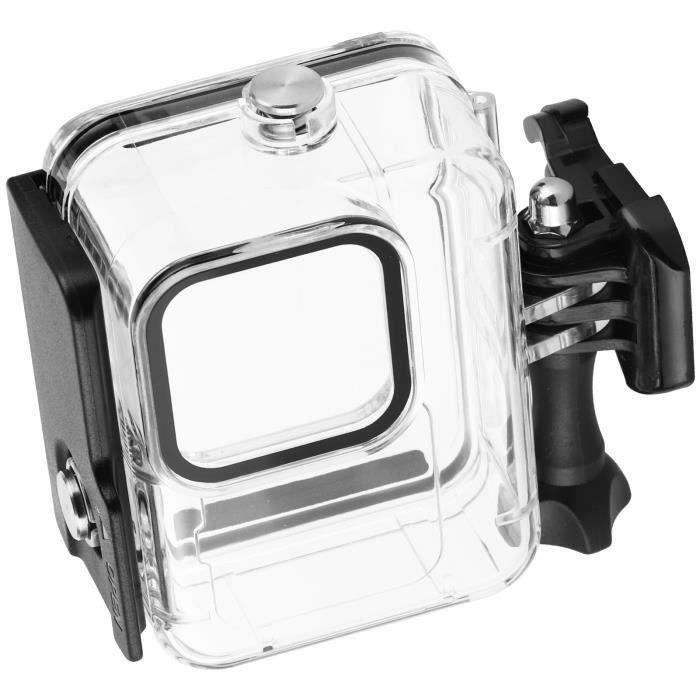 Coque en Silicone Housse de lentille Boitier étanche compatible avec GoPro Hero7 Black//2018//6//5 Petit boîtier Boîtier Protection d/'écran