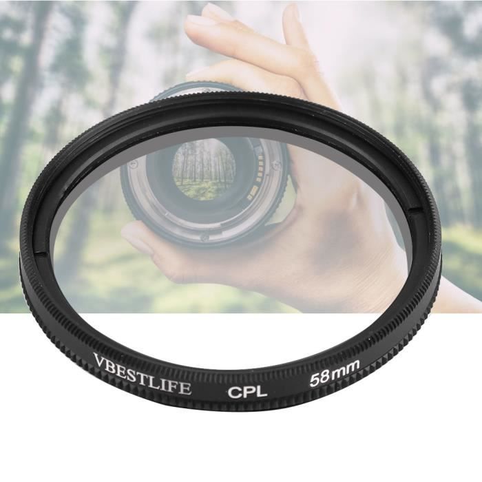 CELLONIC Filtre UV pour Ø 58mm Filtre Protection 