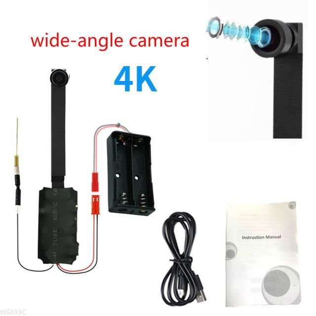 Mini caméra vidéosurveillance WIFI UHD 5Mpx Zoom 10X détection humaine AI accès à distance via iPhone Android et PC avec microSD