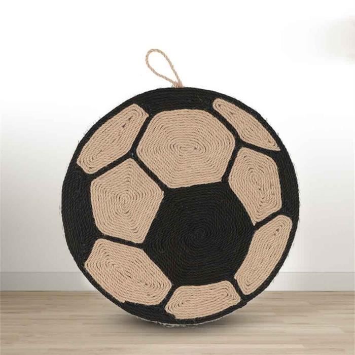 Griffoir Pour Chat Ovale En Sisal - 2 En 1 Pour Gratter Et Se Reposer - 41x31x10 Cm, Base Antidérapante - Protecteur De Meubles