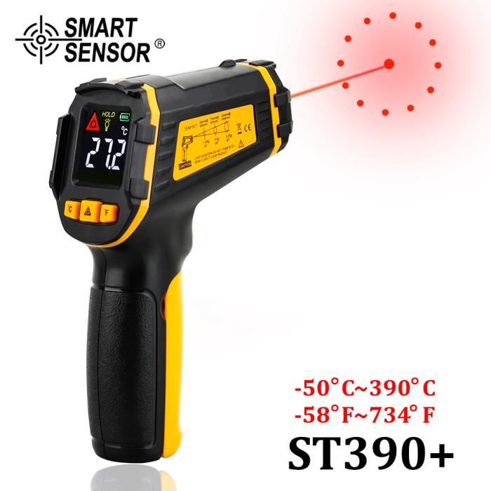 Thermomètre Numérique Laser Infrarouge NUZAMAS -50°C à 330°C - Sans Contact Pour Cuisine, BBQ, Auto