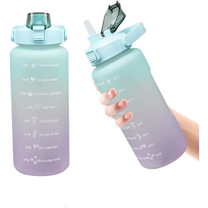 BOUTEILLE D'EAU DOUCE sans BPA et insipide en TPU sport parfaite pour