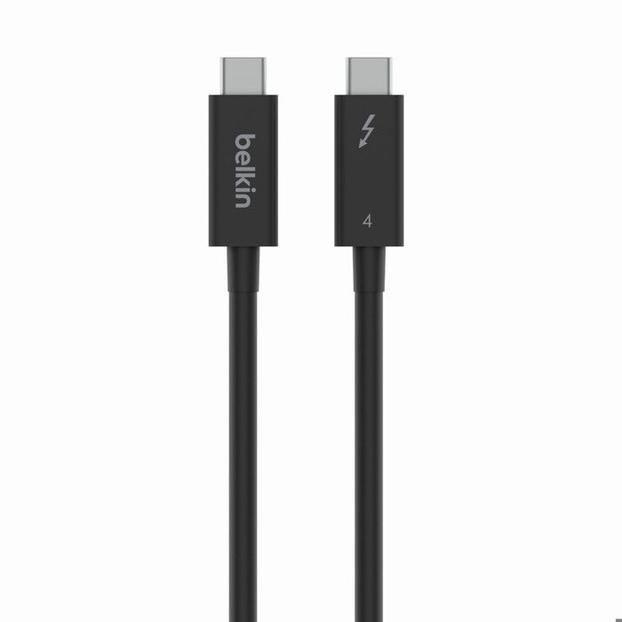 Câble Thunderbolt 4 - BELKIN - 2 m - 40 Gbit/s - 100 W Power Delivery - USB Type-C