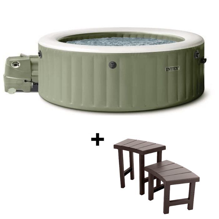 Spa gonflable PureSpa rond Bulles 4 places / Intex - vue 7