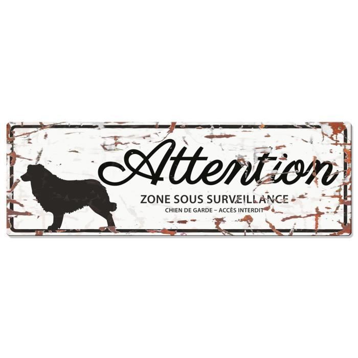 Plaque Attention Au Chien