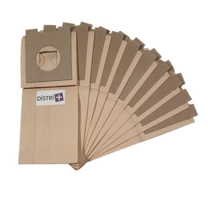 Sac aspirateur compatible HOOVER : H3 S4174 S4176 S4178 S4180 S4182 ... La pochette de 10 sacs papier