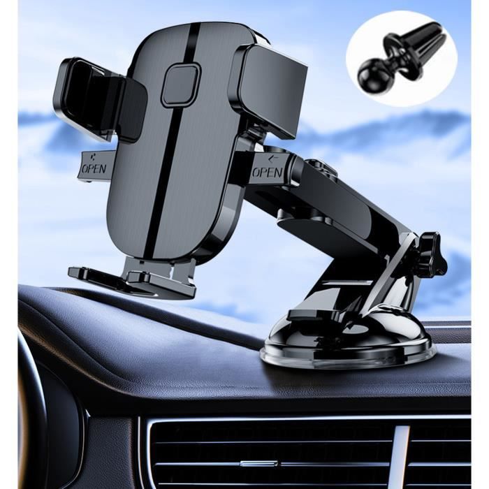 AWESAFE Support Téléphone Voiture [Clip Militaire] Porte Téléphone