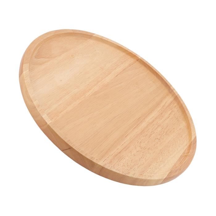 Plateau De Service En Inox Rond 34 Cm - Pour Pizza, Buffet, Fêtes, Acier Inoxydable