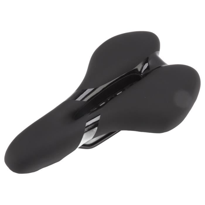 CDYWD Selle De Vélo Extra Confort 26x27 Cm - Large, Suspension Double Ressort, Cuir PU