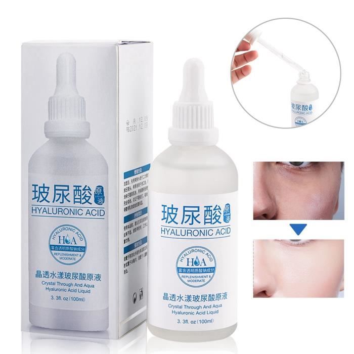 Sérum Visage Acide Hyaluronique Or 24K & Nicotinamide - Hydratant - Neuf - Origine Chine