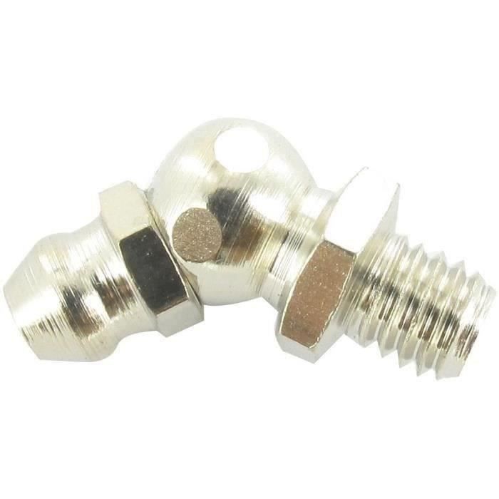 Graisseur 45° à pas métrique M6 x 1