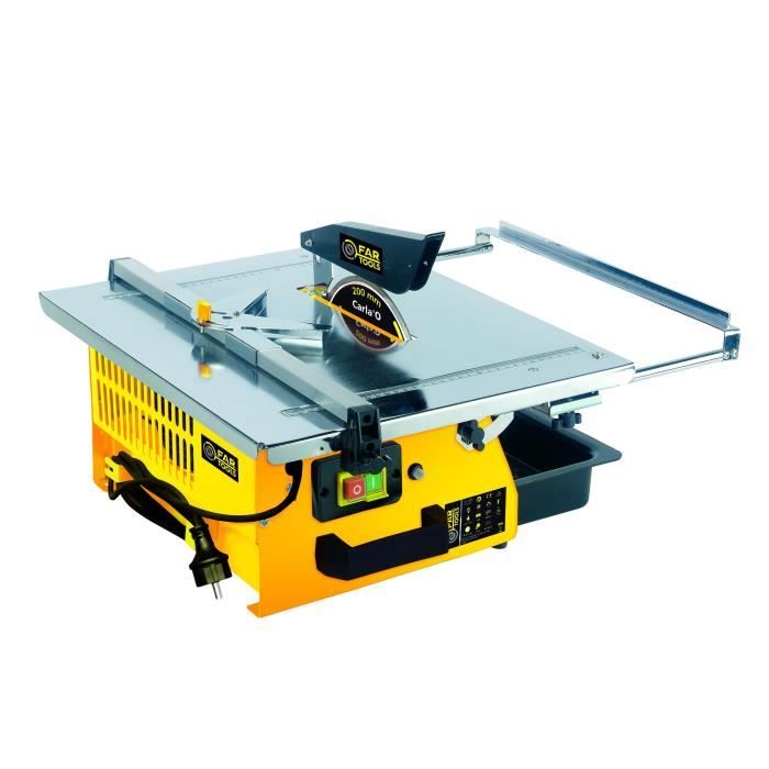 fartools pro tc 200 coupe carrelage electrique 900 w diametre 200 mm alesage 22 2 mm 113515 cdiscount bricolage