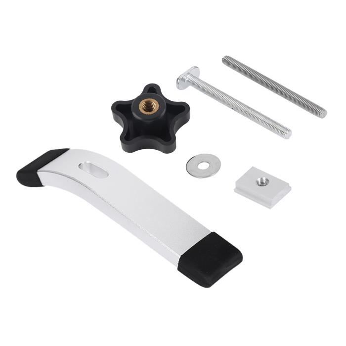 Pince à Rainure En T Filetée M8 - Ensemble De Serrage Rapide Pour Travail Du Bois, Métal - Compatible Rails En T